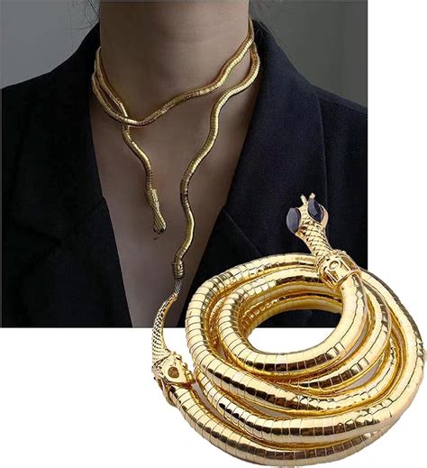 flexible snake necklace|bendable snake bracelet.